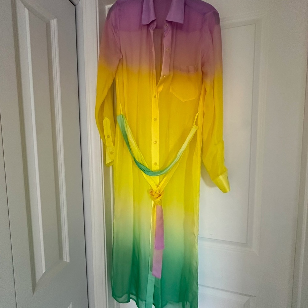 Le Superbe Ombre Shirt Dress